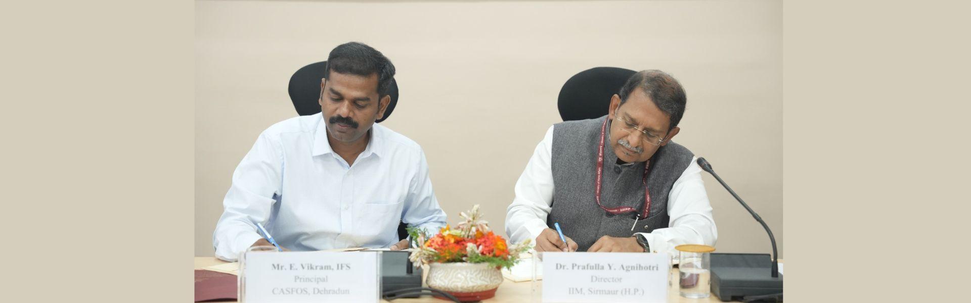 MoU Signing with CASFOS